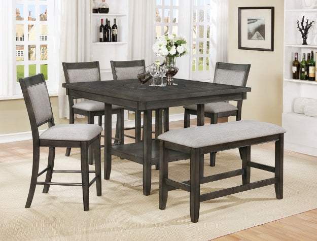 FULTON COUNTER HT. TABLE GREY