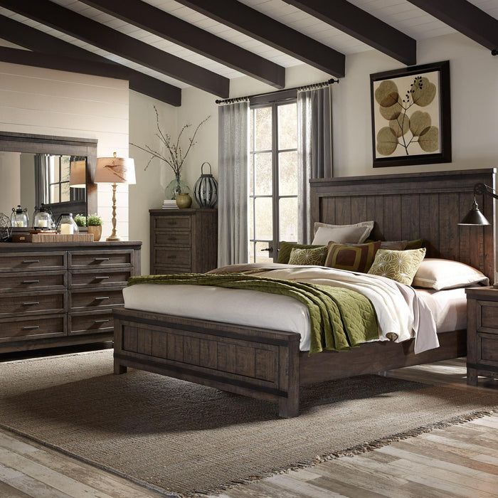 Thornwood Hills Queen Panel Bed, Dresser & Mirror, Chest