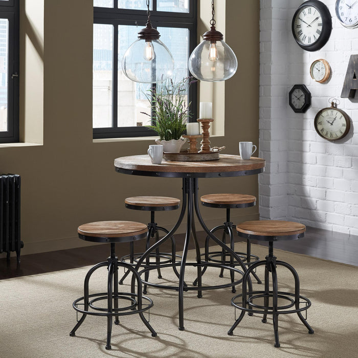 Vintage Series 5 Piece Pub Table Set