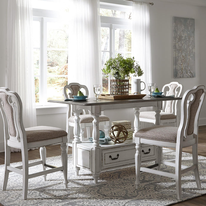 Magnolia Manor 5 Piece Gathering Table Set