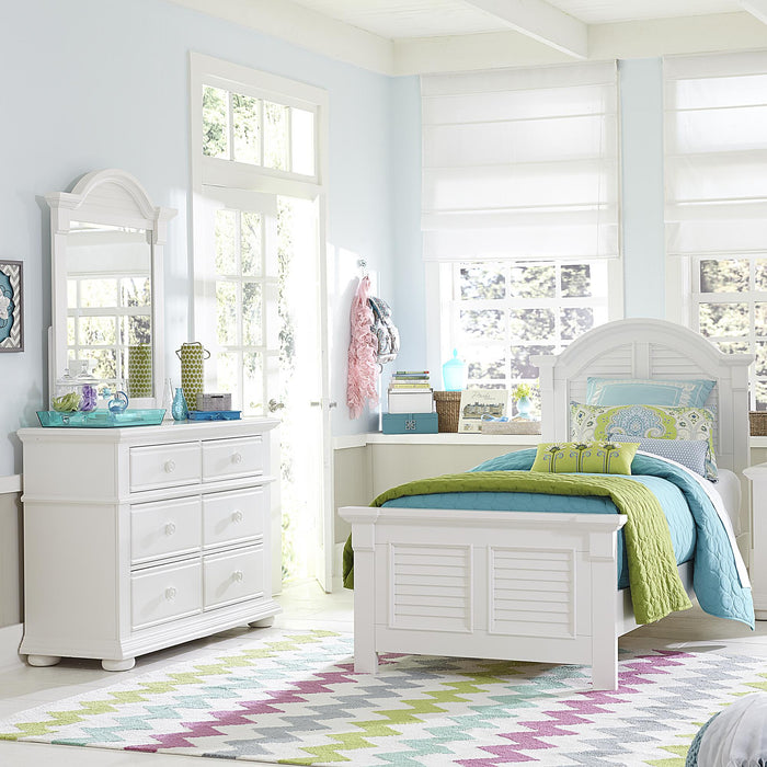 Summer House Full Panel Bed, Dresser & Mirror