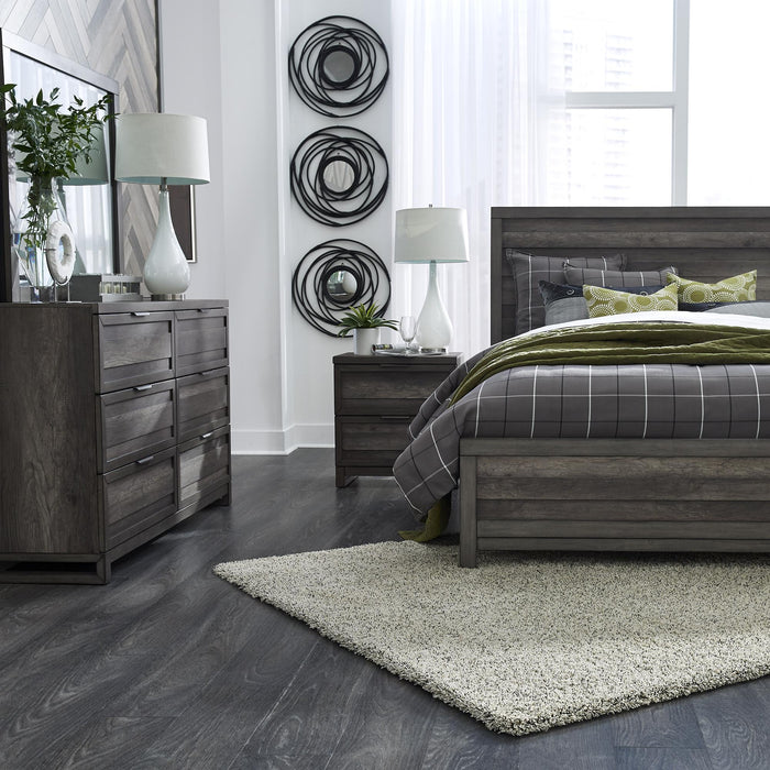Tanners Creek Queen Panel Bed, Dresser & Mirror, Nightstand