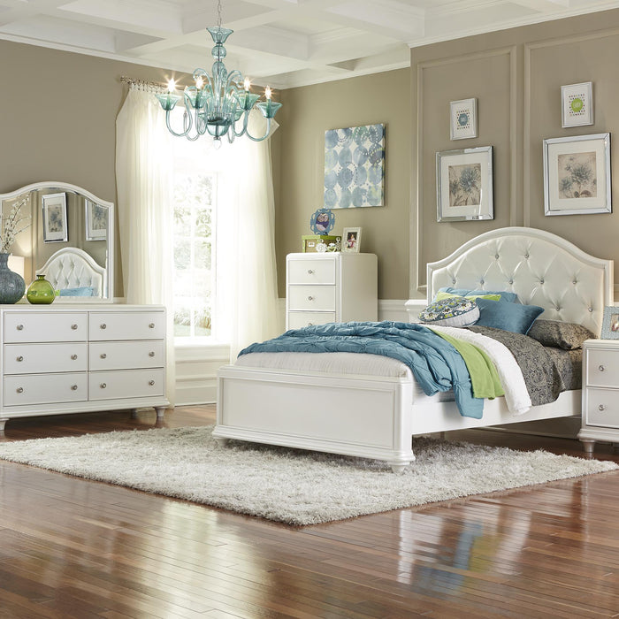 Stardust Twin Panel Bed, Dresser & Mirror