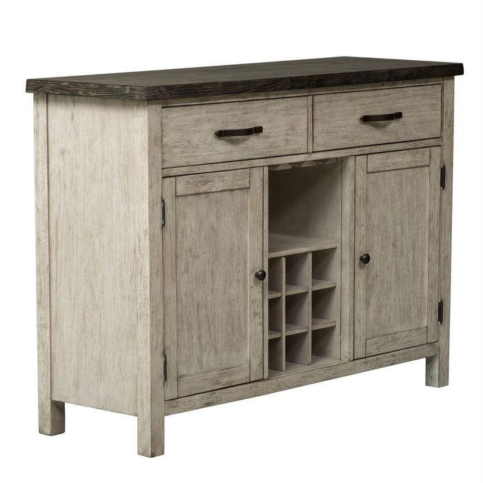 Liberty Furniture Willowrun Sideboard in Rustic White