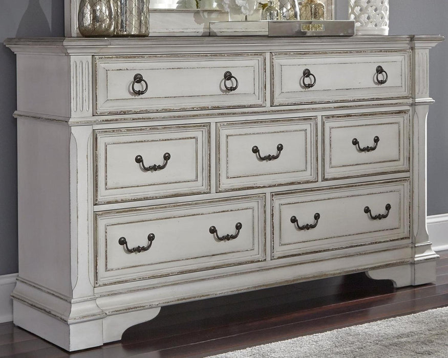 Liberty Furniture Abbey Park Drawer Dresser in Antique White