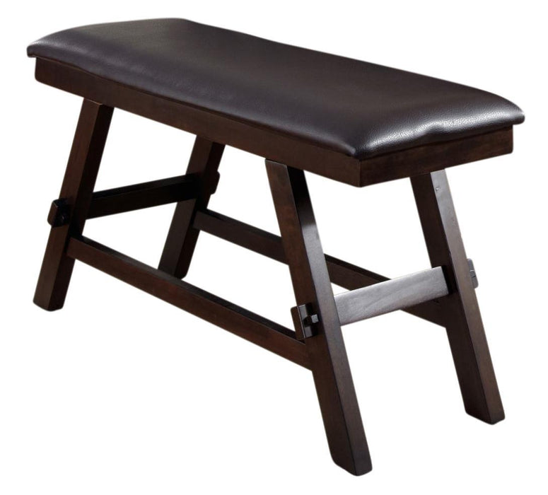 Liberty Furniture Lawson Counter Bench in Light/Dark Expresso