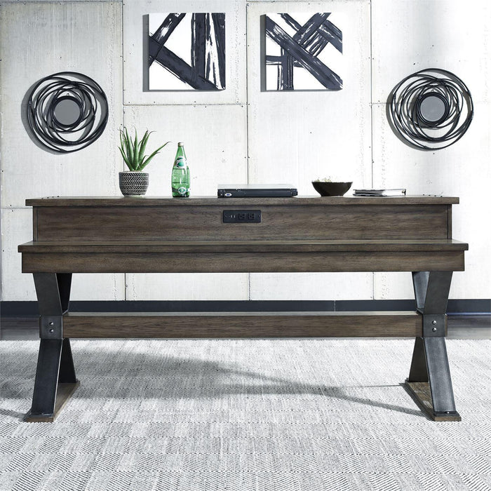 Liberty Sonoma Road Console Bar Table in Weathered Beaten Bark