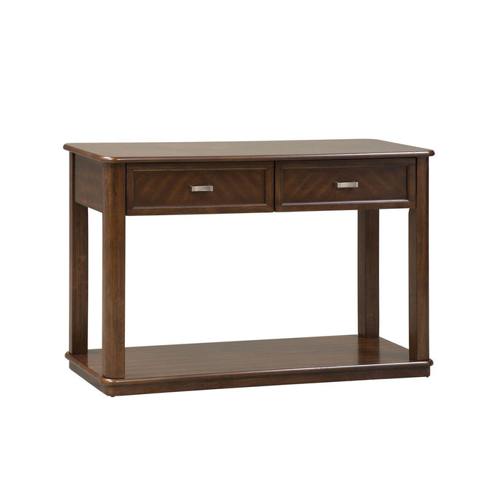 Liberty Wallace Sofa Table in Dark Toffee