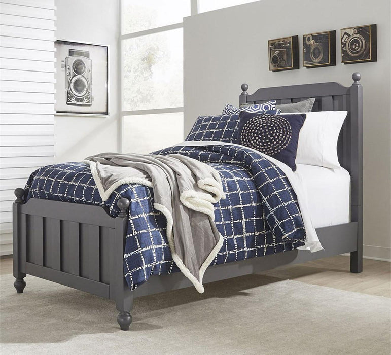 Liberty Furniture Cottage View Twin Panel Bed in Dark Gray