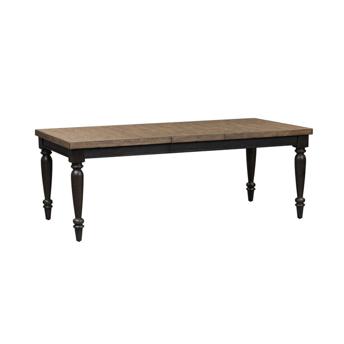Liberty Furniture Harvest Home Rectangular Leg Dining Table in Chalkboard