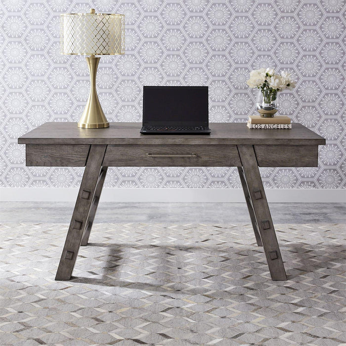 Liberty Modern Farmhouse Writing Desk in Dusty Charcoal