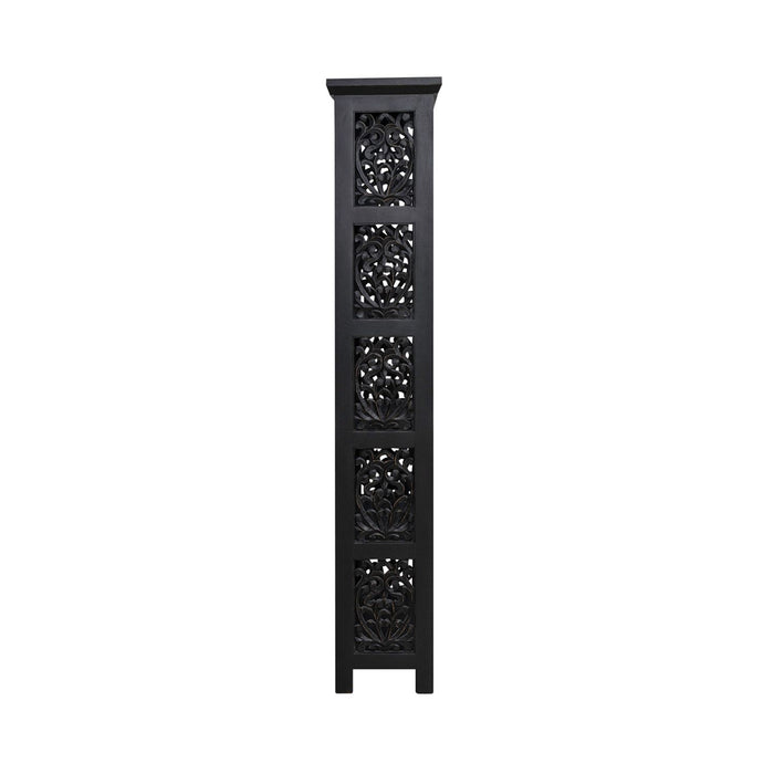 Liberty Furniture Trellis Lane Accent Bookcase in Black EST SHIP TIME APPX 4 WEEKS