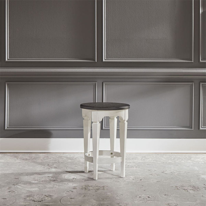 Liberty Allyson Park Console Stool in Wirebrushed White