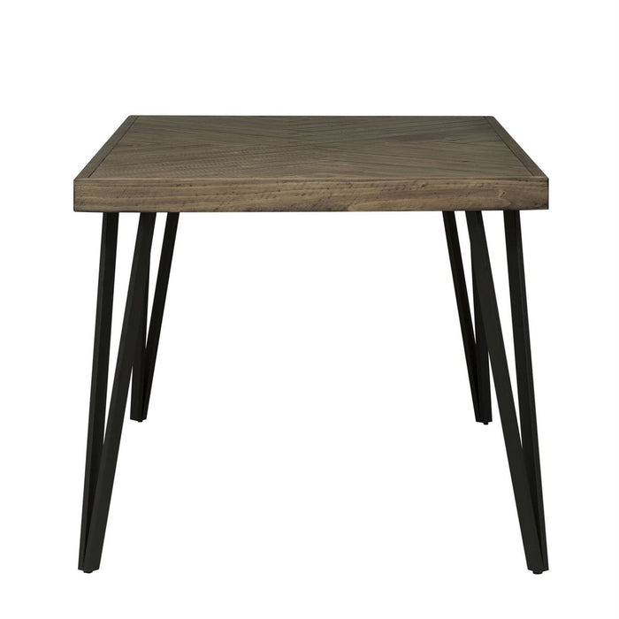 Liberty Furniture Horizons Rectangular Leg Table in Rustic Caramel