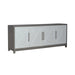 Liberty Furniture Palmetto Heights 78 Inch TV Console in Shell White/ Driftwood image