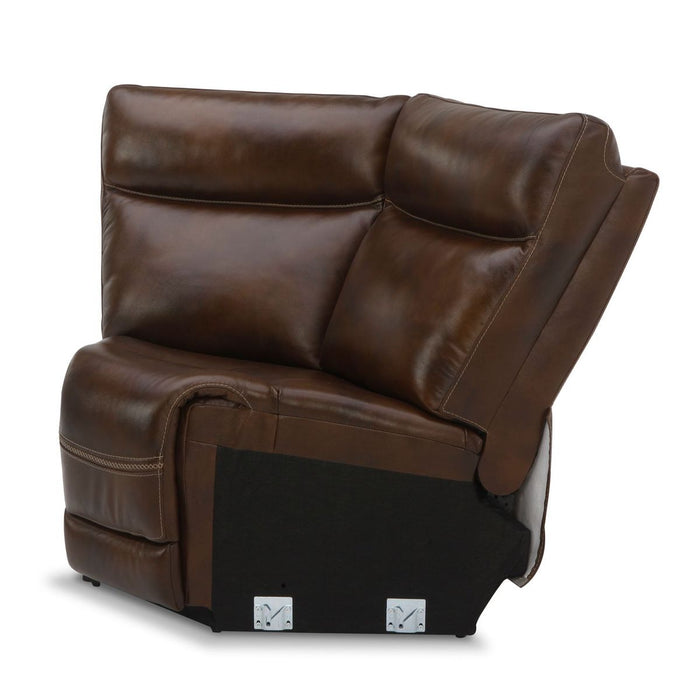 Liberty Furniture Blair Corner Wedge in Cognac