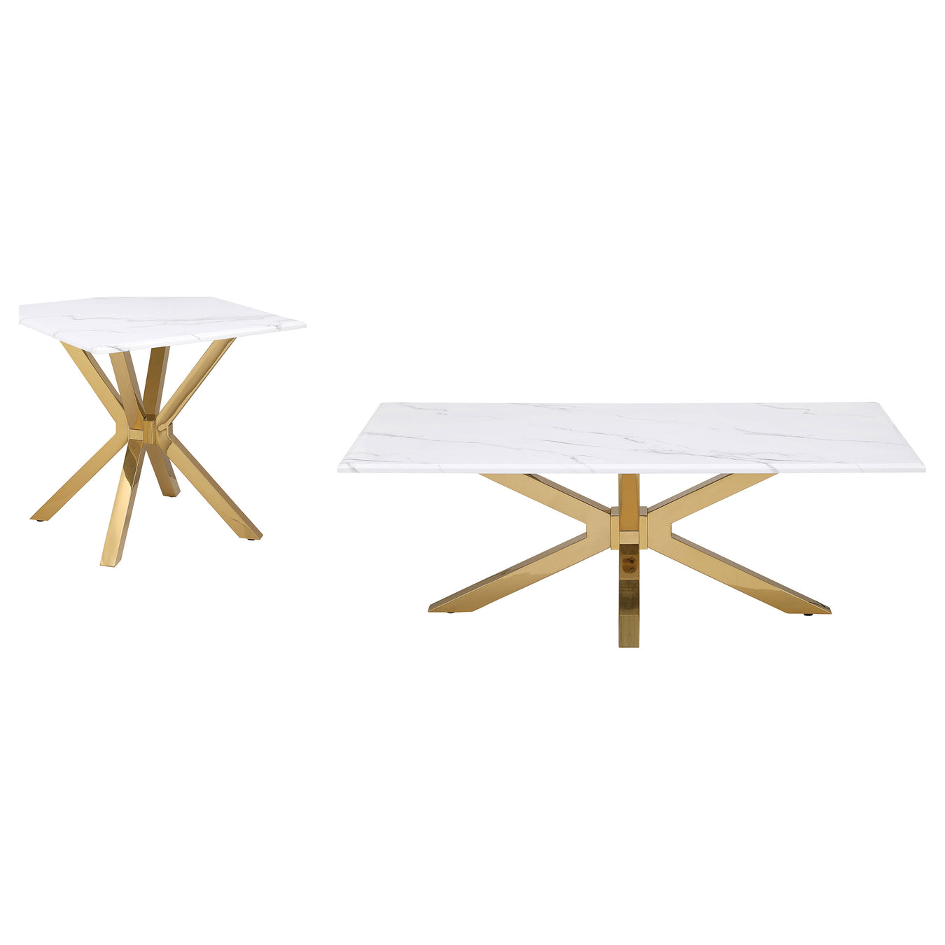 White Marble / Gold