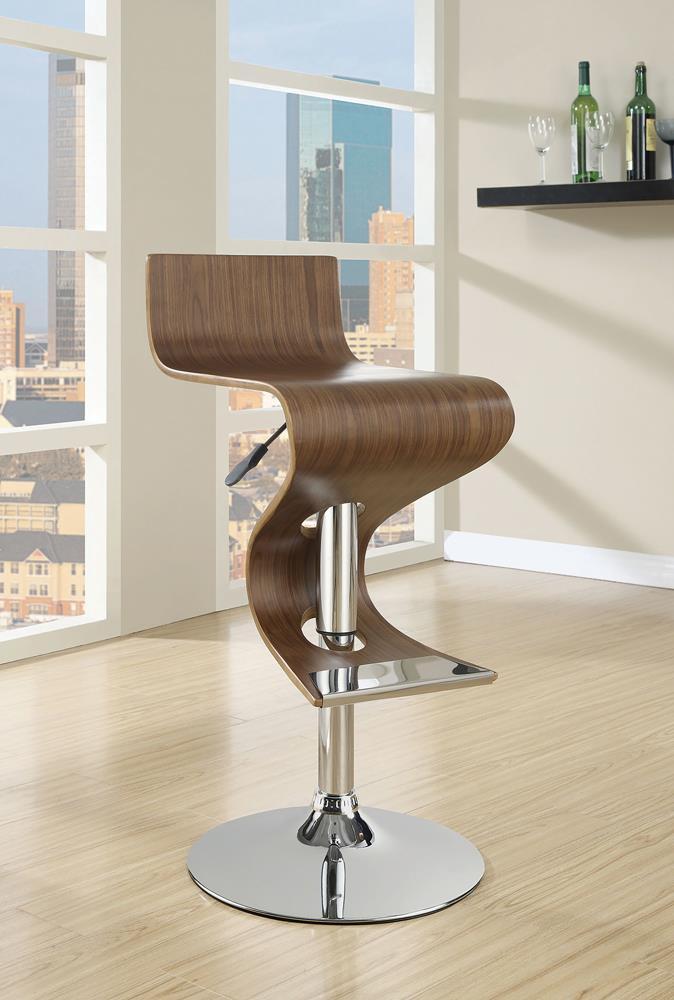 Walnut / Chrome